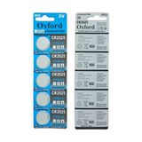 Oxford CR2032 3V Araç Kumanda ve Baskül Pili 5'li Araç Kumanda ve Baskül İçin Uygun Ekonomik Paket