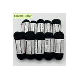 Oxford İplik İhrac Fazlası 10'lu Paket 350/400gr Amigurumi İpi Siyah EX112040