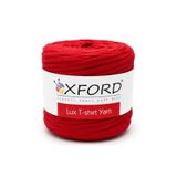Oxford İplik Oxford Penye Spaghetti T-Shirt Yarn Penye İplik 600 gr – Çanta Sepet İpi 030 Kırmızı