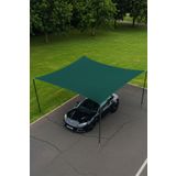 Oxford Kumaş Araba Gölgelik Tentesi – 280cm x 400cm – Su Geçirmez, UV Korumalı, Dayanıklı Dış Mekan Araç Güneşliği | Kolay Kurulumlu, Taşınabilir Gölgelik (Yeşil)