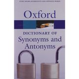 Oxford University Press Oxford Dictionary Of Synonyms And Antonyms Second Edition