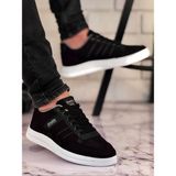 OXI Ghattix Erkek Yazlık Günlük Keten Sneaker Ayakkabı - Siyah - Siyah