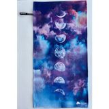 Oxium Bear Mikrofiber, Fitness Spor Havlusu 50X90 Yoga, Pilates, Reformer, Pamuklu Özel Tasarım- Lunarıs - 50 x 90 cm - Mor