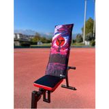 Oxium Bear Pamuklu Yeni Nesil Fitness Spor Havlusu - Dijital Baskılı - Hızlı Kuruyan Mikrofiber | Aura - Lacivert - Kırmızı - Siyah - Mor - 35 x 90 cm