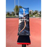 Oxium Bear Pamuklu Yeni Nesil Fitness Spor Havlusu - Dijital Baskılı - Hızlı Kuruyan Mikrofiber | Göktürk - Mavi - Siyah - 35 x 90 cm