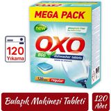 Oxo Bulaşık Makinesi Tableti Hepsi Bir Arada 120 Tablet Mega Paket Mükemmel Temizlik ve Parlaklık