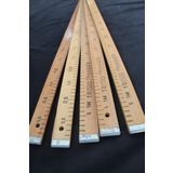 OXO TEKSTİL AMBALAJ Tahta Metre 100 Cm - Terzi Metresi - Kumaş Ölçüm Metresi - Manifatura Metresi-1 Mt, OXO11000TM001