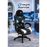 Oxyra Raptor Ergonomik Premium | Bel Boyun Ayak Destekli | Yatar Mekanizma | Gaming Oyuncu Koltuğu