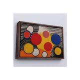 Oxyteez Ahşap Çerçeveli Alexander Calder - Kuş Yuvası Tablosu Bird'S Nest-7056
