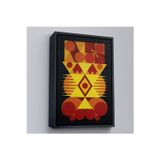 Oxyteez Ahşap Çerçeveli Auguste Herbin - Femme Tablo-7294