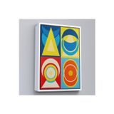 Oxyteez Ahşap Çerçeveli Auguste Herbin - Lune I Tablo-7358