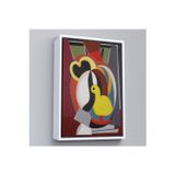 Oxyteez Ahşap Çerçeveli Auguste Herbin - Soyut Sanat Kompozisyon Tablosu-8102