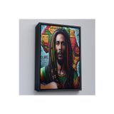 Oxyteez Ahşap Çerçeveli Bob Marley Tablosu-7714