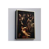 Oxyteez Ahşap Çerçeveli Caravaggio - Aziz Paul'Un Dönüşümü Tablo - The Conversion Of Saint Paul-7423