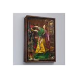 Oxyteez Ahşap Çerçeveli Frederick Sandys'İn 1864 Tarihli Bir Cadı Tablosu-7304
