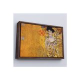 Oxyteez Ahşap Çerçeveli Gustav Klimt - Altınlı Kadın Tablosu - The 'Woman İn Gold'-7088