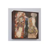Oxyteez Ahşap Çerçeveli Gustav Klimt - Die Braut Unvollende Tablosu-8339