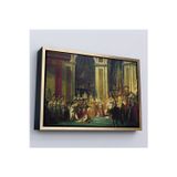 Oxyteez Ahşap Çerçeveli Jacques-Louis David - Napolyon'Un Taç Giyme Töreni Tablo-7082