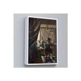 Oxyteez Ahşap Çerçeveli Johannes Vermeer - Resim Çizme Tablosu-7422
