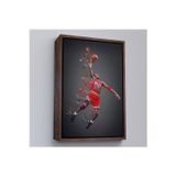 Oxyteez Ahşap Çerçeveli Michael Jordan Tablo-7730