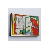 Oxyteez Ahşap Çerçeveli Pablo Picasso - Açık Pencere Tablo - La Fenetre Ouverte-7091