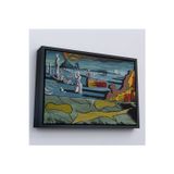 Oxyteez Ahşap Çerçeveli Salvador Dali - Venüs Rüyası Tablo - Dream Of Venus-7125