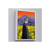 Oxyteez Ahşap Çerçeveli Soyut Kadın Tablosu-7914