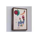 Oxyteez Ahşap Çerçeveli Vasiliy Kandinsky - 11 Resim Ve 7 Şiir Soyut Tablosu-7485