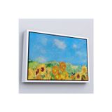 Oxyteez Ahşap Çerçeveli Vincent Van Gogh - Ayçiçekleri Tablo-7153