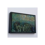 Oxyteez Ahşap Çerçeveli Vincent Van Gogh Tutuklular Çemberi Tablo - Prisoners' Round-7180