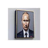 Oxyteez Ahşap Çerçeveli Vladimir Putin Rusya Devlet Başkanı Tablo-7737