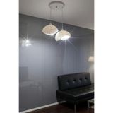Oxyteez Modern Bohem Beton Görünümlü 2’li Sarkıt Avize Salon Oturma Odası İçin Ampul Uyumlu Dekoratif Model