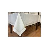 Oya Home Altın Simli Çift Pikolu Masa Örtüsü(1) & Ranır(1) & Peçete ( 8) Set - 10 Parca