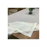 Oya Home Gold Tek Sıra Pikolu Masa Örtüsü Ve Ranır Set - 2 Parça