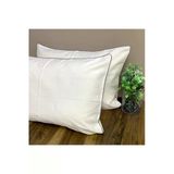 Oya Home Gri Biyeli Pamuk Saten Yatma Yastık -50*70 Cm ( 2Li)
