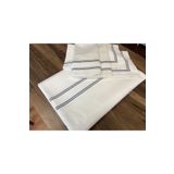 OYA home Lacivert Piko Dikiş Detaylı Nevresim Takımı / Nt -1560
