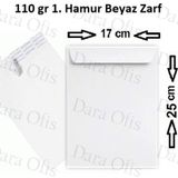 Oyal 17 x 25 Beyaz 110 gr 500 Adet Silikonlu Torba Zarf