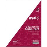 Oyal 24x32 cm 90 gr Kraft Silikonlu 10'lu Paket Torba Zarf
