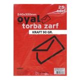 Oyal 25'li Beyaz Zarf Torba