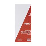 Oyal Extra Beyaz Silikonlu Pencereli 10.5x24 110 gr Diplomat Zarf