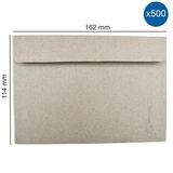 Oyal Kare Kraft Mektup Zarfi (Elvan) 114X162 Mm 70 Gr Silikonlu 500 Lu(1 Koli)