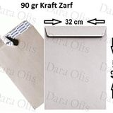 Oyal Torba Zarf, 32 x 42 cm, Kraft, 90 gr, Silikonlu, 250 Adet