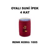 OYALI Suni Ipek 4 Kat Iplik Nakış Iğne Oyası Tığ Oyası Etuval Tek Makara Net 35gr Renk Kodu 1005