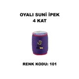 OYALI Suni Ipek 4 Kat Iplik Nakış Iğne Oyası Tığ Oyası Etuval Tek Makara Net 35gr Renk Kodu 101