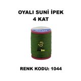 OYALI Suni Ipek 4 Kat Iplik Nakış Iğne Oyası Tığ Oyası Etuval Tek Makara Net 35gr Renk Kodu 1044
