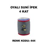 OYALI Suni Ipek 4 Kat Iplik Nakış Iğne Oyası Tığ Oyası Etuval Tek Makara Net 35gr Renk Kodu 444