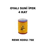 OYALI Suni Ipek 4 Kat Iplik Nakış Iğne Oyası Tığ Oyası Etuval Tek Makara Net 35gr Renk Kodu 768
