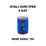 OYALI Suni Ipek 4 Kat Iplik Nakış Iğne Oyası Tığ Oyası Etuval Tek Makara Net 35gr Renk Kodu 795