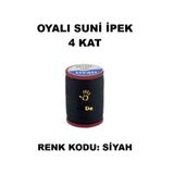 OYALI Suni Ipek 4 Kat Iplik Nakış Iğne Oyası Tığ Oyası Etuval Tek Makara Net 35gr Renk Kodu Sıyah
