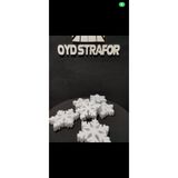 Oyd strafor Strafordan Üretilmiş 10 cm Çapında, 2 cm Kalınlığında Kar Tanesi Şekilli Dekoratif Ürün 30 Adet